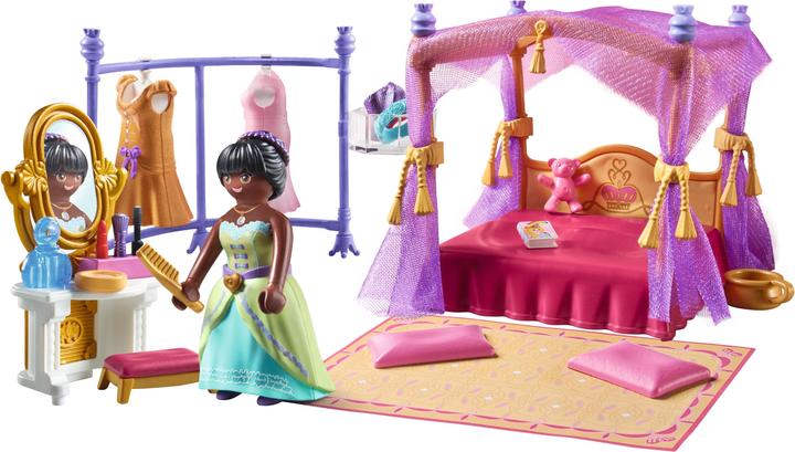 Produktbild Playmobil Prinzessinnen-Schlafzimmer mit Ankleide (71847, Playmobil Princess Magic)