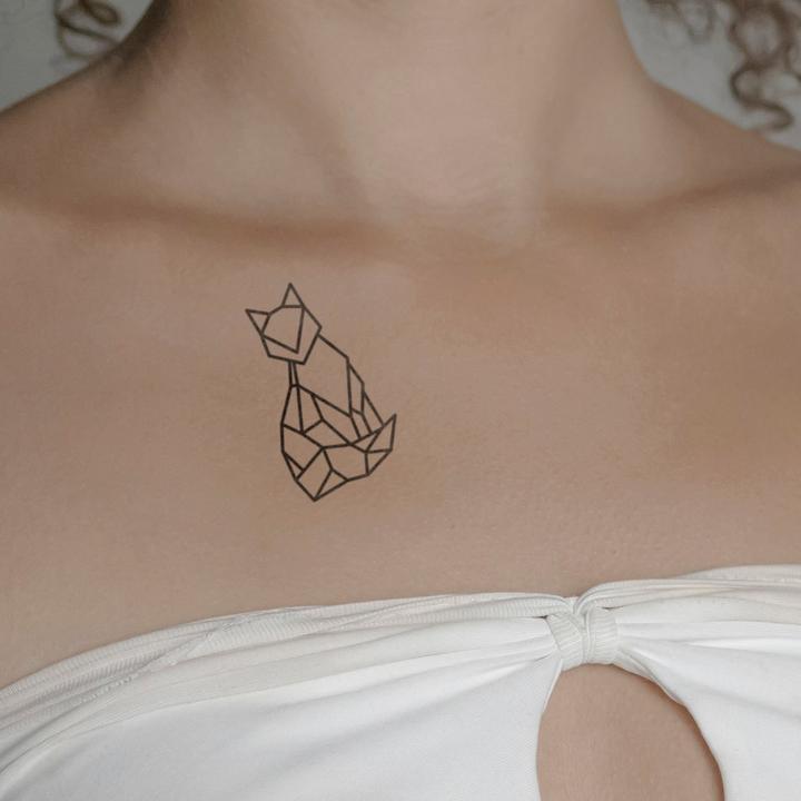 Image du produit minink Tatouage temporaire - Renard géométrique
