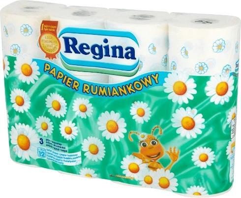 Actual product image Regina Camomile toilet paper, 12 rolls (12 x)