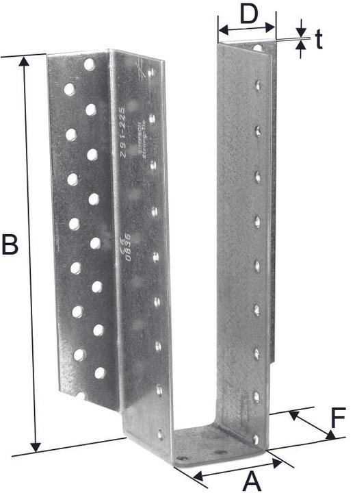 Actual product image Simpson Sst Beam shoes, NORMAL type (Joist hanger, 1 pcs.)