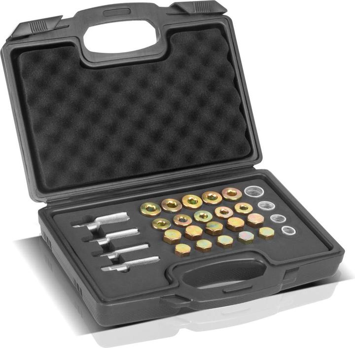 Stahlwerk Ölablassschraube Reparatur Set 64 tlg. Reparatursatz Öl-Ablass-Gewinde