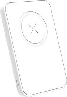 Tiger Caricatore a induzione Powerbank, compatibile con MagSafe 5000mAh Bianco (5000 mAh, 15 W)