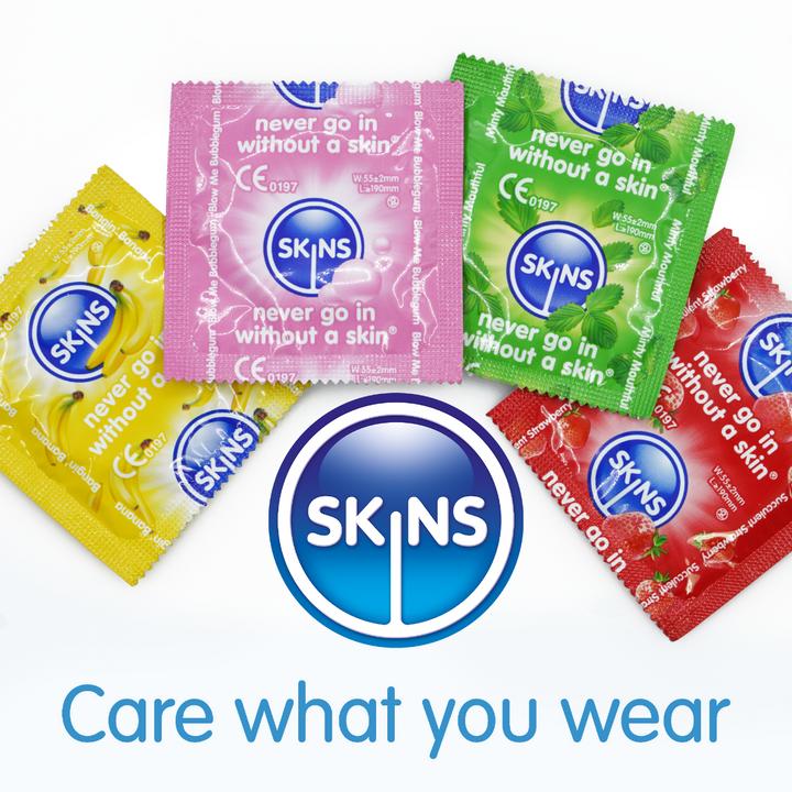 Produktbild Skins Kondome in verschiedenen Geschmacksrichtungen FOIL (BAG 500) (500 Stk.)