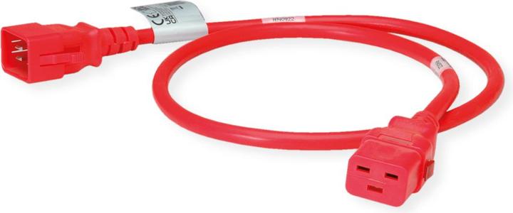 Bachmann TwyLock C20-C19 1.0m red 16A (1 m, C19, C20)