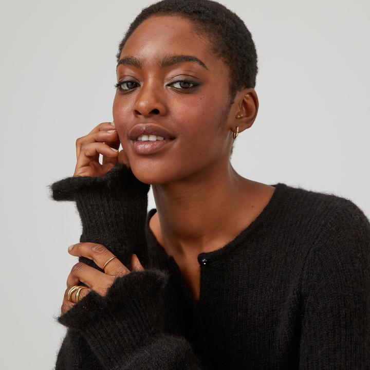 Produktbild La Redoute Collections Strickjacke aus Alpaka-Mischgarn (L)