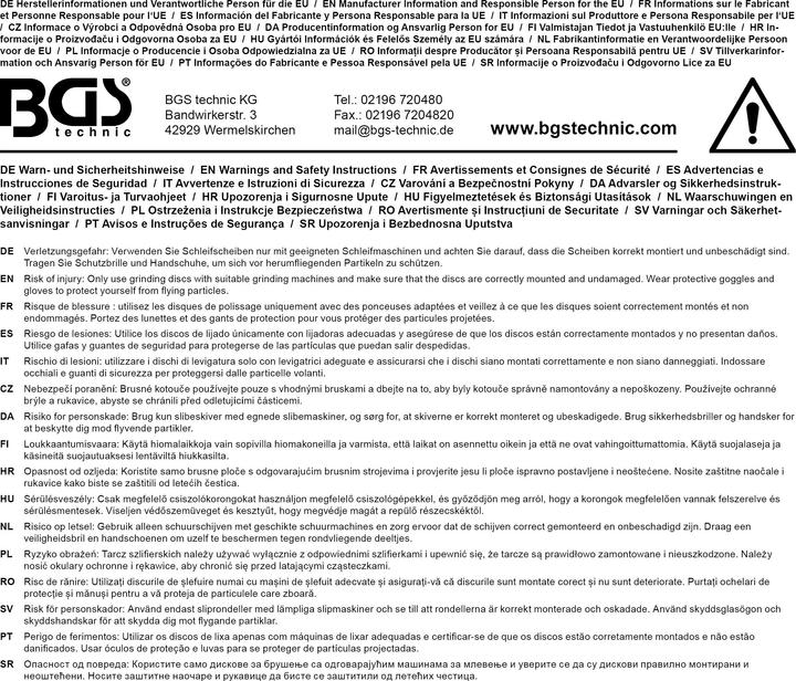 Immagine prodotto BGS Set di dischi per smerigliare e lucidare e set di spazzole