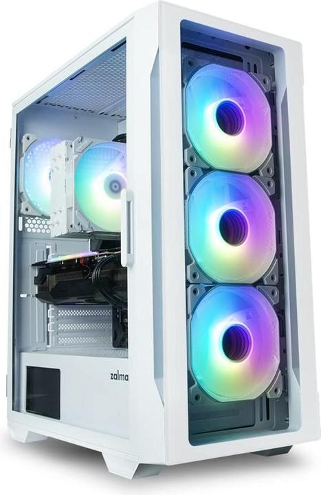 Image du produit Zalman PC case I3 Neo TG Tour moyenne ventilateur RGB x4, blanc (ATX, Mini-ITX)