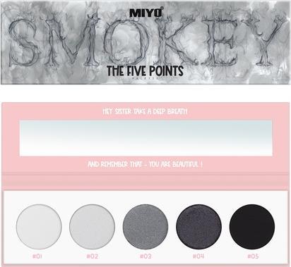Produktbild MIYO The Five Points Smokey Eyeshadow Palette 02 6.5G