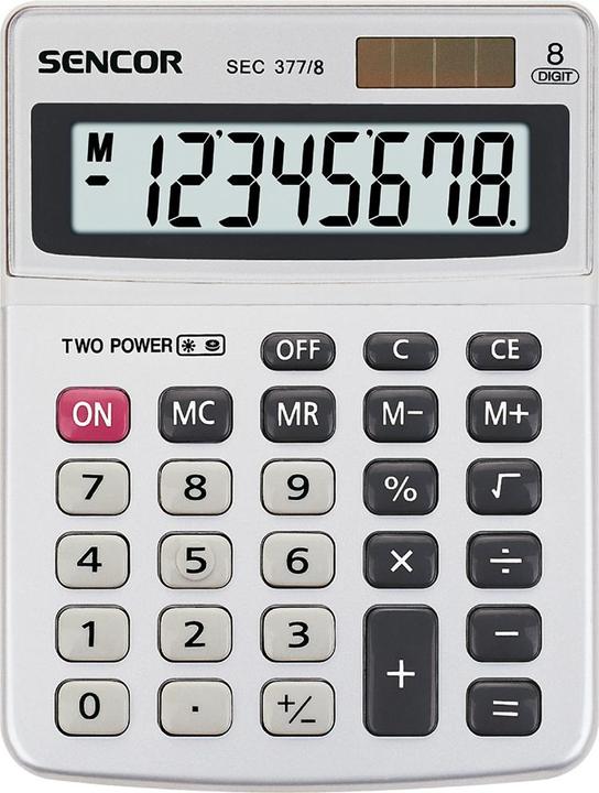 Produktbild Sencor Tabelle SEC 377 (Solarzellen, Batterien)