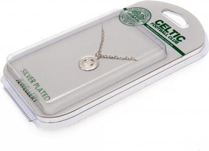 Actual product image Celtic FC Necklace With Pendant Silver Plated (100% metal)