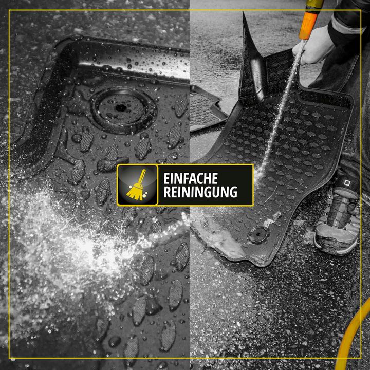 Image du produit Walser Tapis en caoutchouc XTR pour Nissan Leaf (ZE1) 08/2017-aujourd'hui (2 tapis avant + 2 tapis arrière)