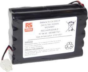 Immagine prodotto Rs Pro MGN0947 Batteria NiCd AA, 24V / 700mAh, connessione plug-in (1 pz., AA, 700 mAh)