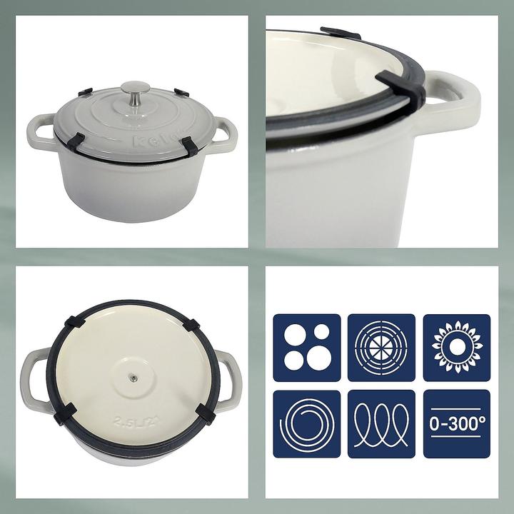 Produktbild Kela Calido (24 cm, Bräter + Schmortopf, Gusseisen)