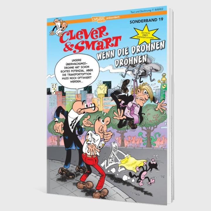 Image du produit Clever und Smart Sonderband 19: Wenn die Drohnen dröhnen (Allemand, Francisco Ibáñez, 2024)