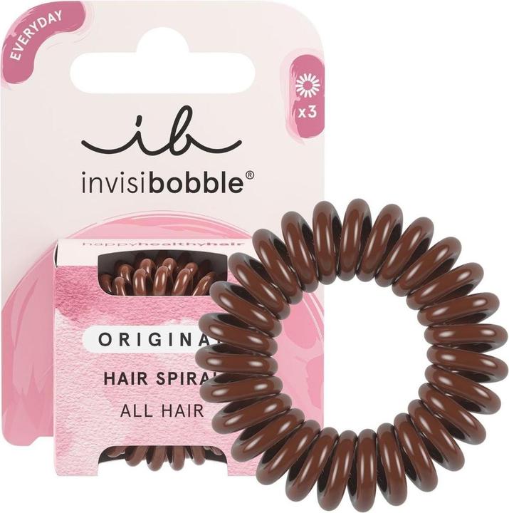 Immagine prodotto Invisibobble Fascetta per capelli originale pretzel marrone 3 pezzi. (Elastico per capelli)