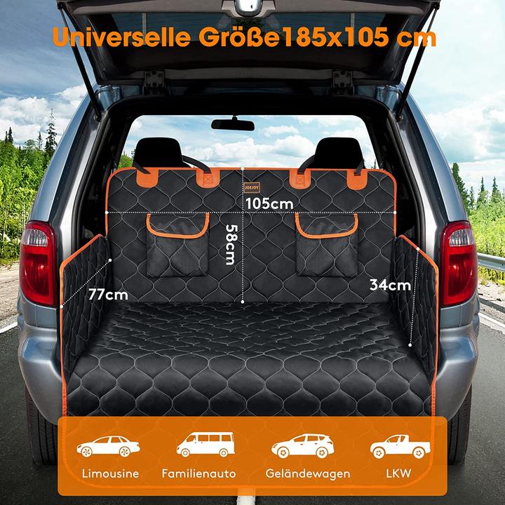 Actual product image Joejoy Kofferraumschutz mit Seitenschutz (Dog, Machine washable)