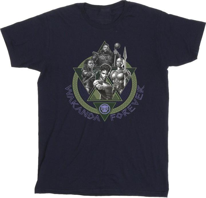 Produktbild Black Panther Wakanda Forever Group Ring Pose TShirt (XL)