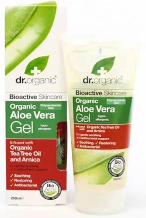 Image du produit Dr. Organic Dr Organic Gel d'Aloe Vera à l'Arbre à Thé Arnica 200ml (Gel, 200 ml)