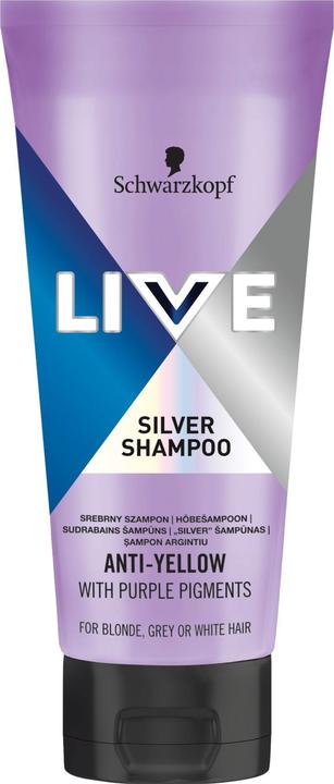 Schwarzkopf Live Live Silver (200 ml, Shampoing liquide)