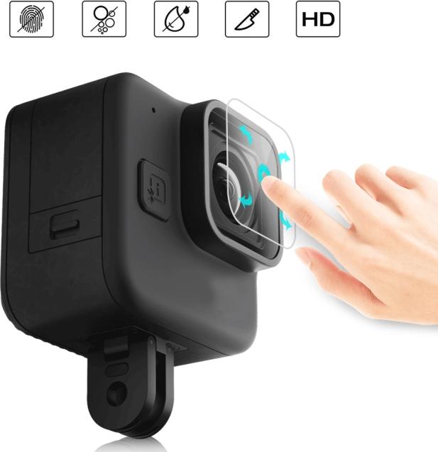 Produktbild Puluz 2 in 1 GoPro Hero 11 Black Mini Kamera Linse Panzerglas (Hero 11 Black Mini)