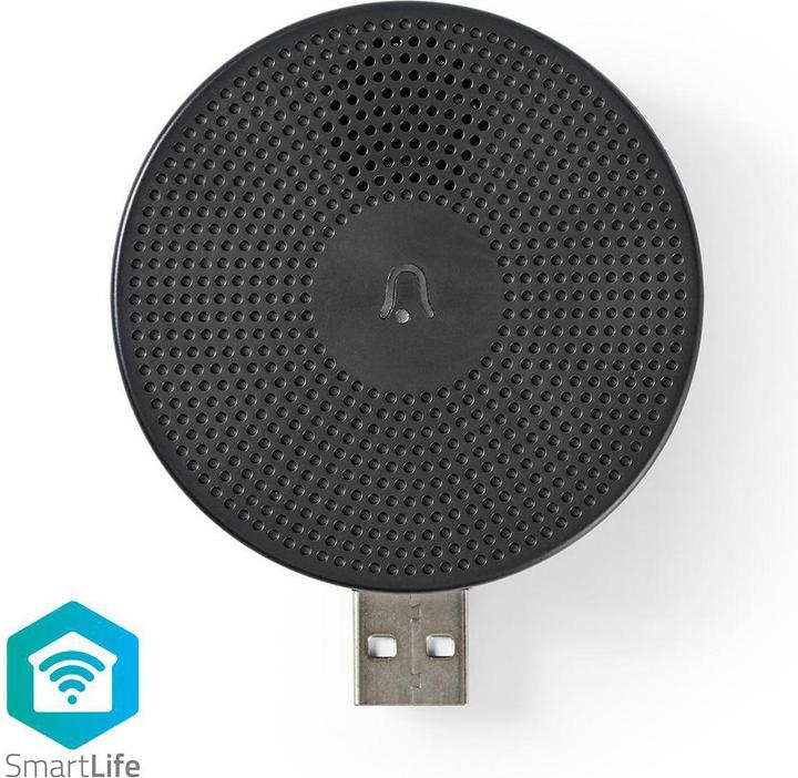 Actual product image Nedis WIFICDPC10BK Doorbell Kit Black (Wireless)