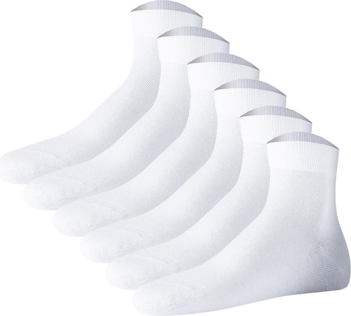 Actual product image Joop! Unisex premium essential organic cotton Quarter 6p (pack of 6, 35 - 38)