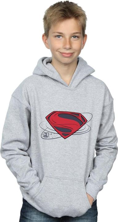 Image du produit - Sweat à capuche JUSTICE LEAGUE MOVIE SUPERMAN LOGO - Garçon (140, 146)