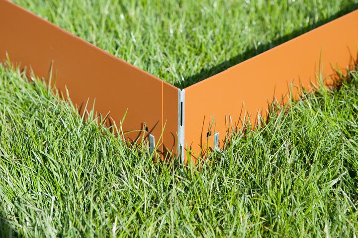 Immagine prodotto Green Split Angolo in alluminio/zinco per la bordura del prato 13,5 cm