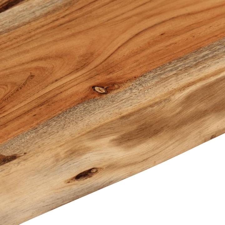 Image du produit VidaXL Étagère murale Rectangulaire Bord d'arbre Étagère suspendue Bureau Étagère en bois massif Acacia (60 x 40 x 2,5 cm)
