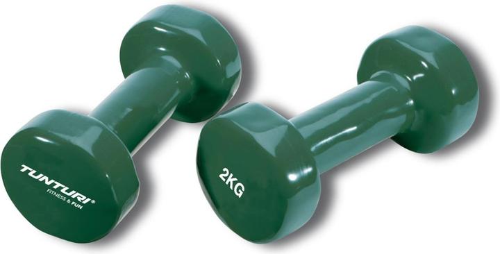 Actual product image Tunturi Vinyl Kurzhanteln (2 x 2 kg)