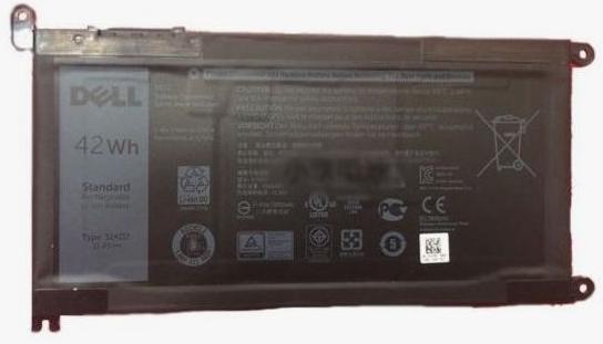 Actual product image Dell Battery 3 Cell 42WHr Primary Li-ion Logic (3 Cells)