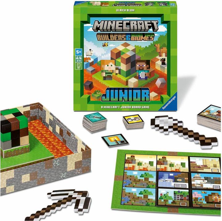 Actual product image Ravensburger 24615 Minecraft Builders & Biomes Junior - Co-operative children's game from 5 years for (Multilingual)