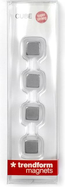 Actual product image Trendform Magnets Magic CUBE set of 4 silver (4 x)