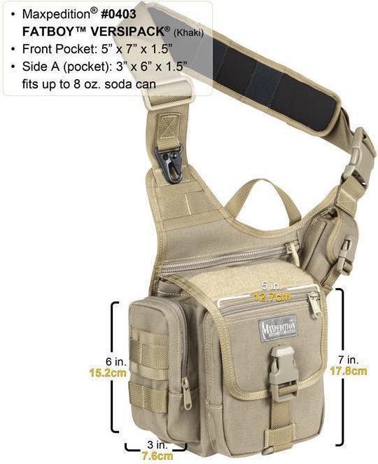 Produktbild Maxpedition FatBoy Versipack Umhängetasche