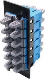 Image du produit Molex LC Quad 12 Fibre MM OM3 plaque d'adaptation Aqua (CAT3)