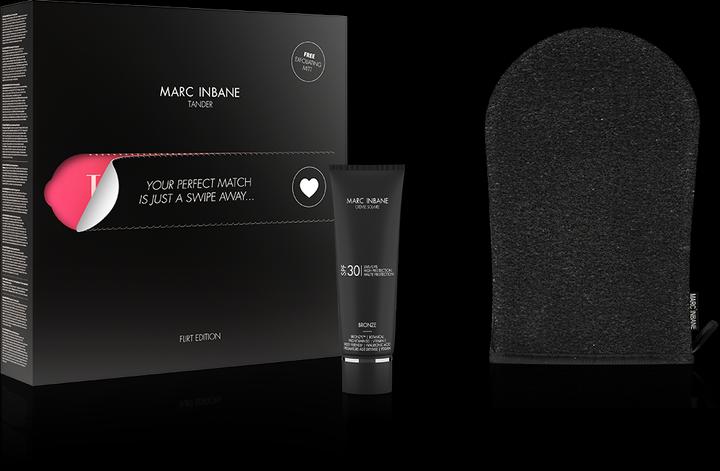 Produktbild Marc Inbane - Tander Creme Bronze Free Exfoliating Mitt - Black (Selbstbräunungscreme)