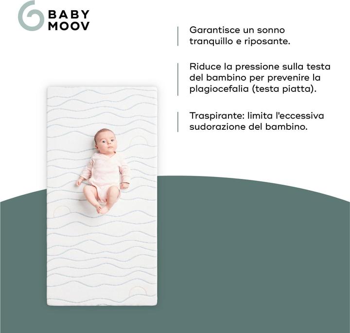 Actual product image Babymoov Matelas Ergonomique Cosy'Lite 60x120cm (120 x 60 cm)