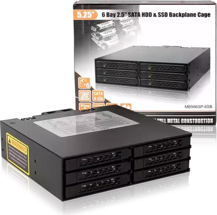 Immagine prodotto Icy Dock Mb996sp-6sb (2.5")
