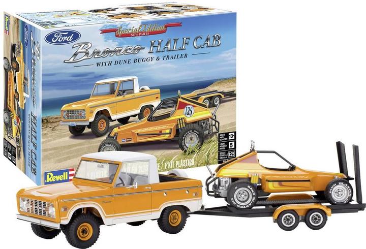 Actual product image Revell Ford Bronco Half Cab- Sandman II