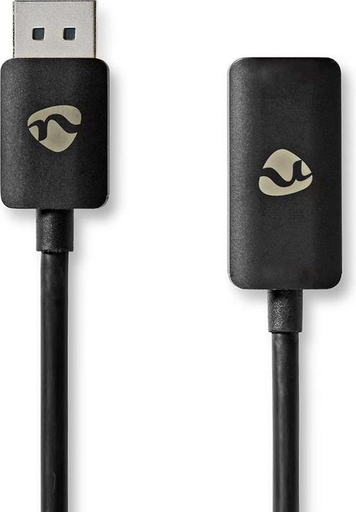 Nedis Adattatore Displayport | Connettore DisplayPort | Uscita HDMI™ | 8K@30Hz | Nichelato | Dritto | 0. (0.20 m, DisplayPort)