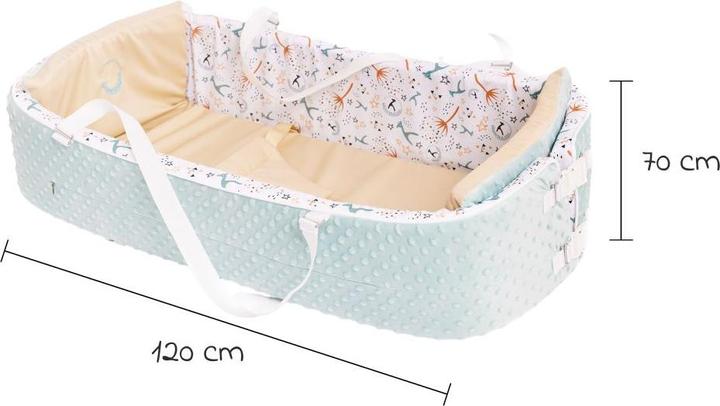 Actual product image QuarttoLino 4 in 1 baby nest for high chair from birth Baby nest & bed snakes