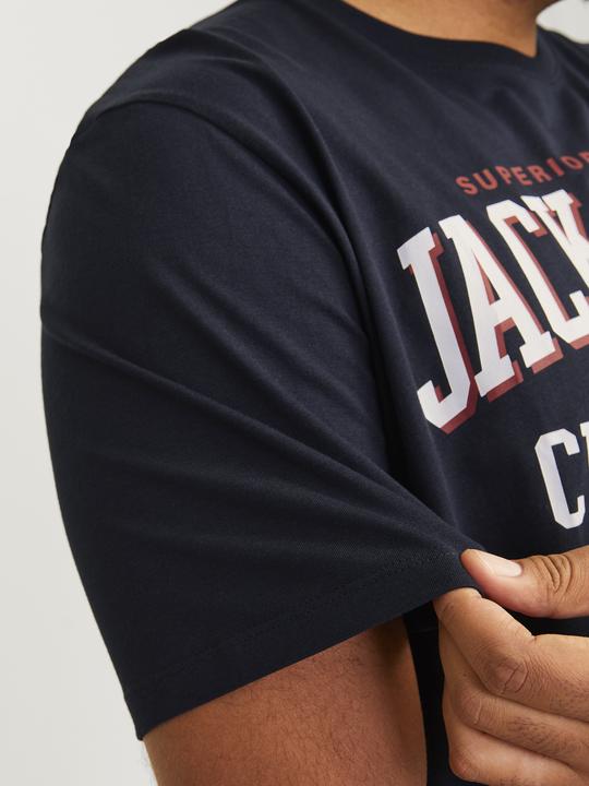 Produktbild Jack & Jones Jjelogo Tee Ss O-Neck 2 Col Aw24 S Pls (7XL)