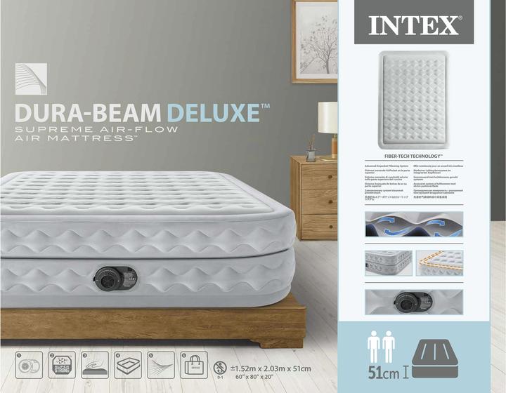 Actual product image Intex Airbed Queen Supreme Air-Flow (150 x 200 cm)