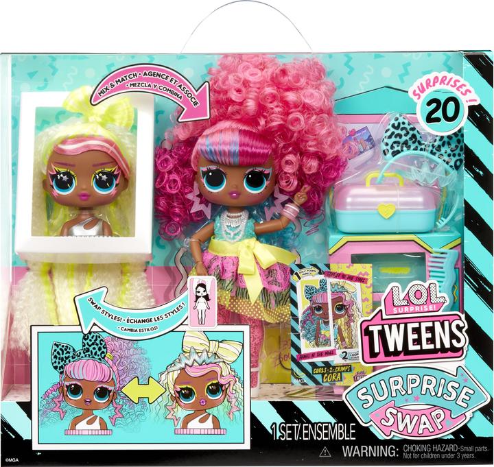 Produktbild MGA Surprise Tweens Swap Fashion Curls Cora