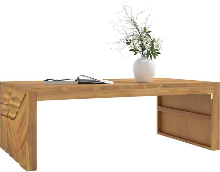 Actual product image VidaXL Coffee table 110x60x38 cm solid wood teak (110 x 60 x 38 cm)