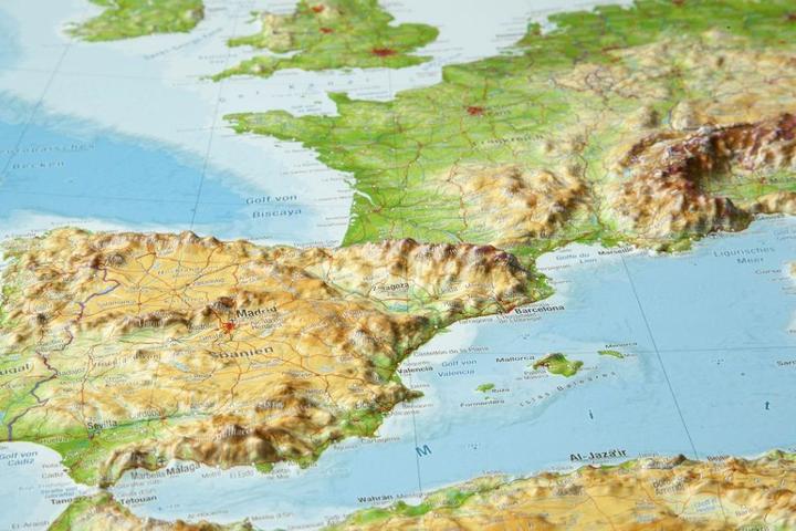 Produktbild Reliefkarte Europa Gross 1 : 8 000 000