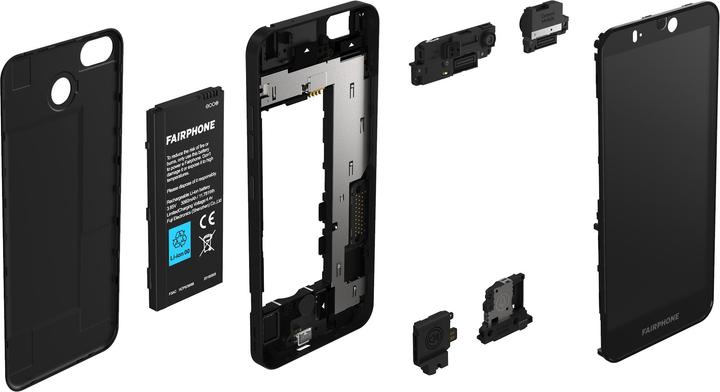 Produktbild Fairphone 3+ (64 GB, Black, 5.65", Dual SIM + SD, 48 Mpx, 4G)