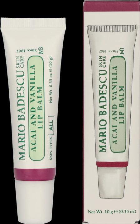 Actual product image Mario Badescu Acai & Vanilla Lip Balm (10 ml)