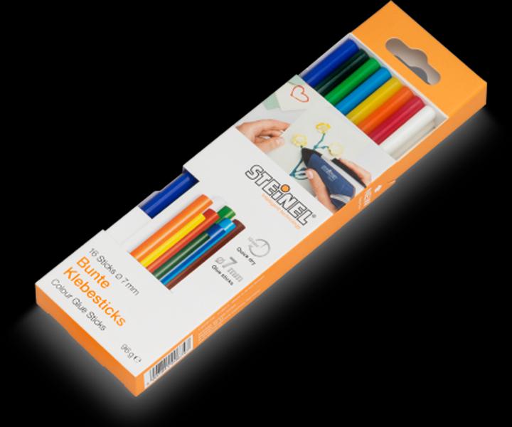 Actual product image Steinel Colourful glue sticks