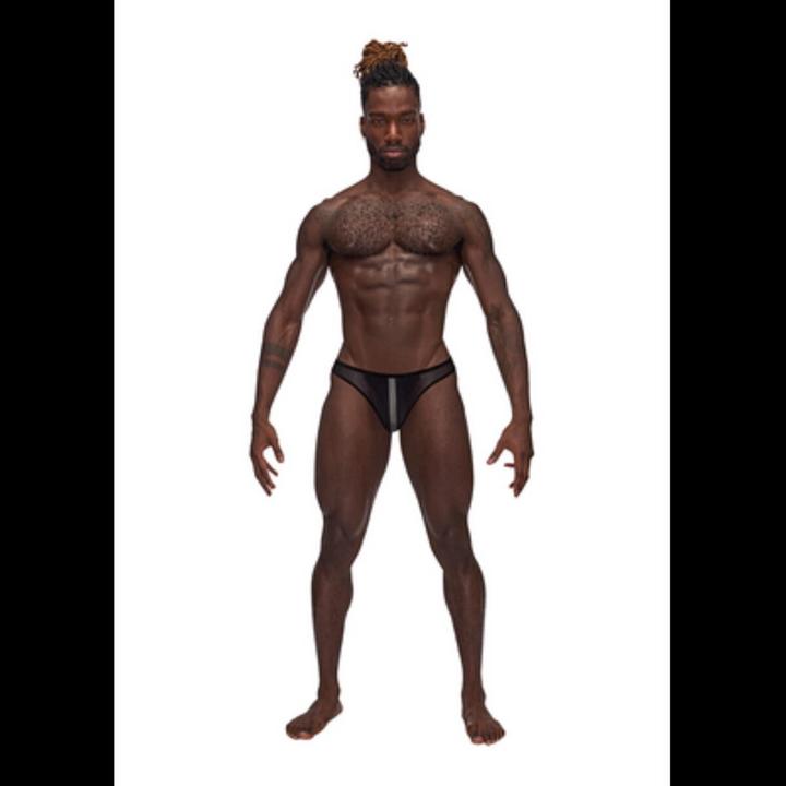 Produktbild Male Power Landing Strip Bikini Brief - Black - L (L)